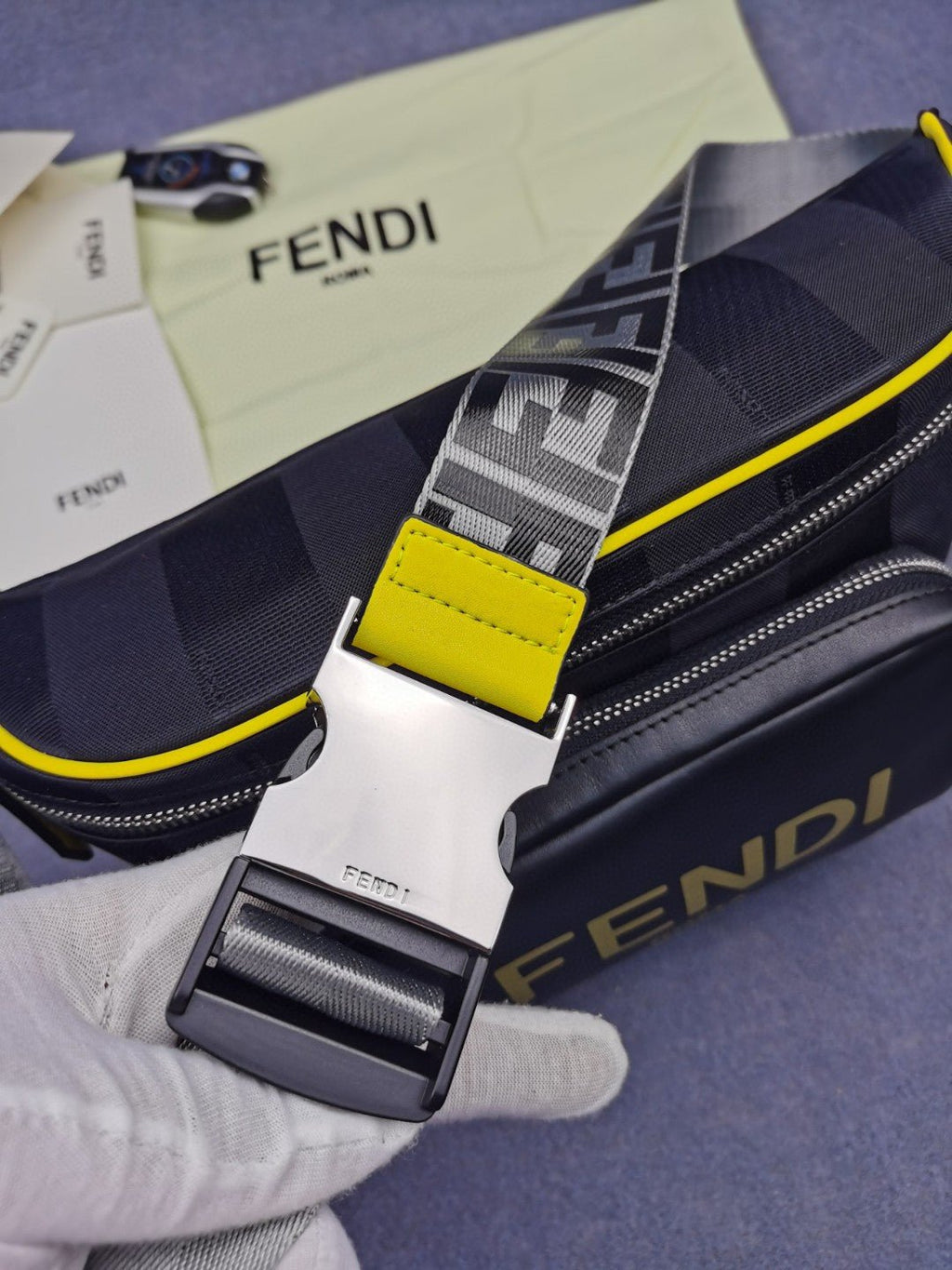 Fendi Belt Bag 18cm Black