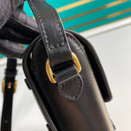 Gucci Horsebit 1955 Mini Black Bag 17cm