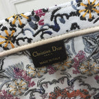 Christian Dior Book Tote 42 cm White