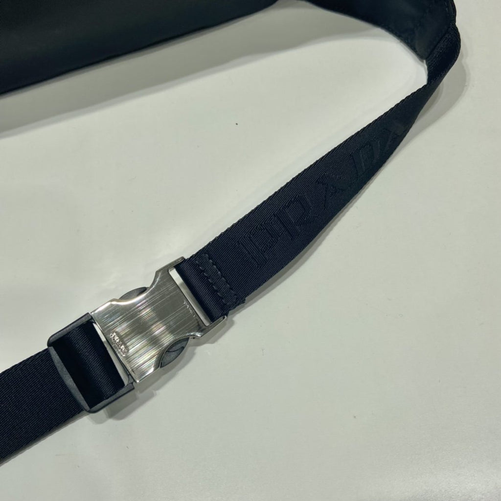 Prada Re-Nylon And Saffiano Belt Bag Black For Women, Women’s Bags 10.2in/26cm