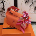 Hermes Bride A Brac Case Orange Bag For Women, Women’s Handbags, Shoulder Bags 9.8in/25cm