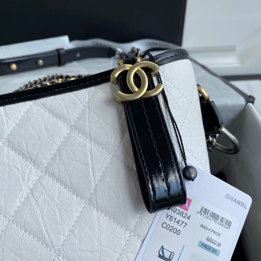 Chanel Gabrielle Hobo Bag Color 28 cm Black & White