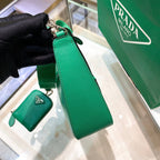 Prada Re-Edition 2005 Saffiano Leather Bag Green For Women, Women’s Bags 8.6in/22cm
