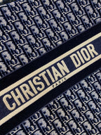 Christian Dior Blue Large Handle Bag 42cm