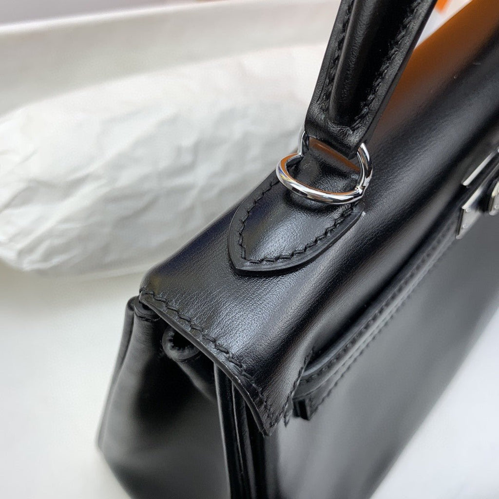 Hermes Kelly 25 Black Bag For Women, Women’s Handbags, Shoulder Bags 10in/25cm