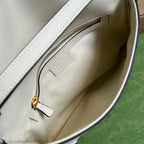 Gucci Blondie Shoulder Bag White For Women, Women’s Bags 11in/28cm