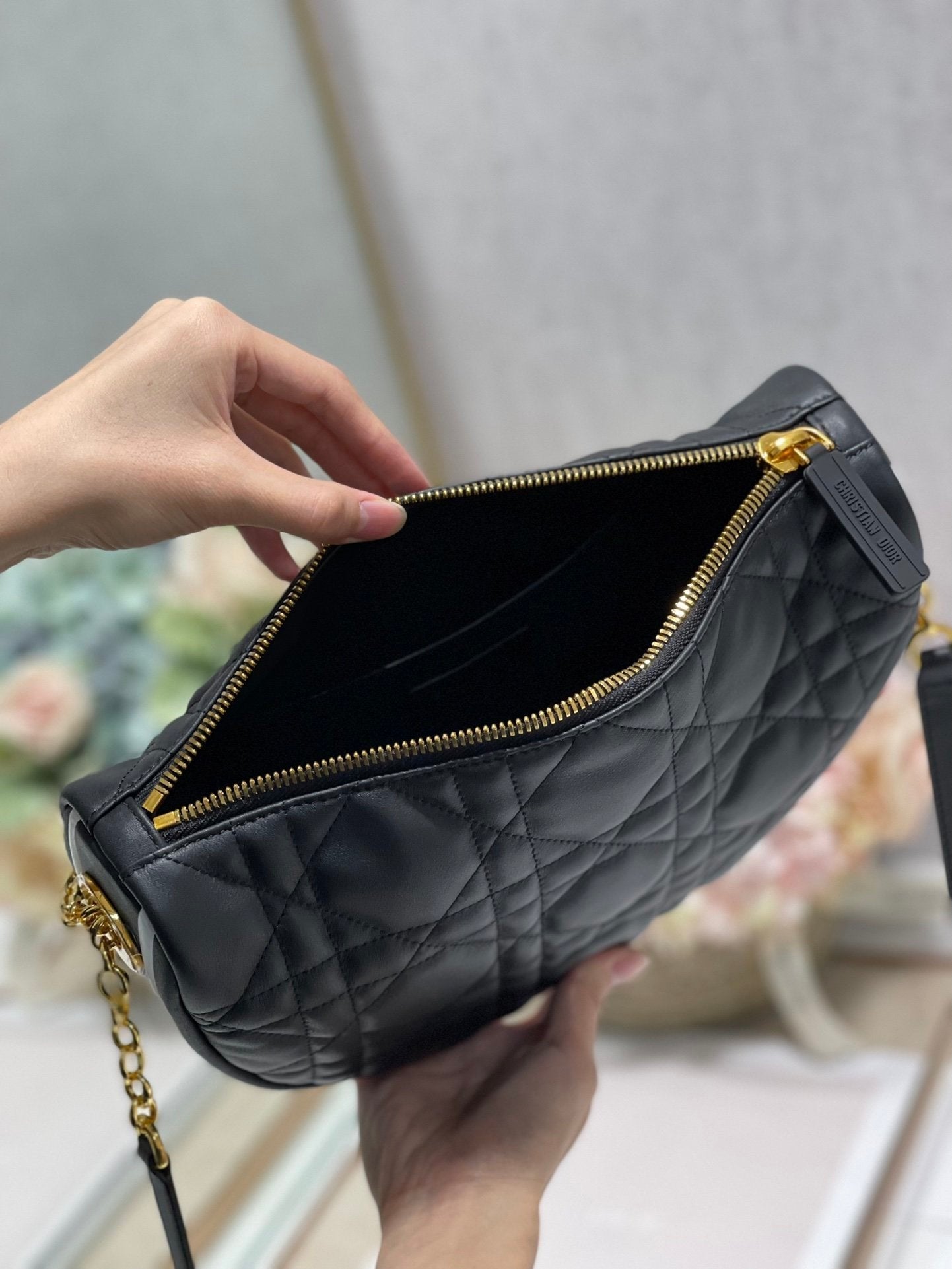 Christian Dior Small Vibe Hobo Bag 29cm Black