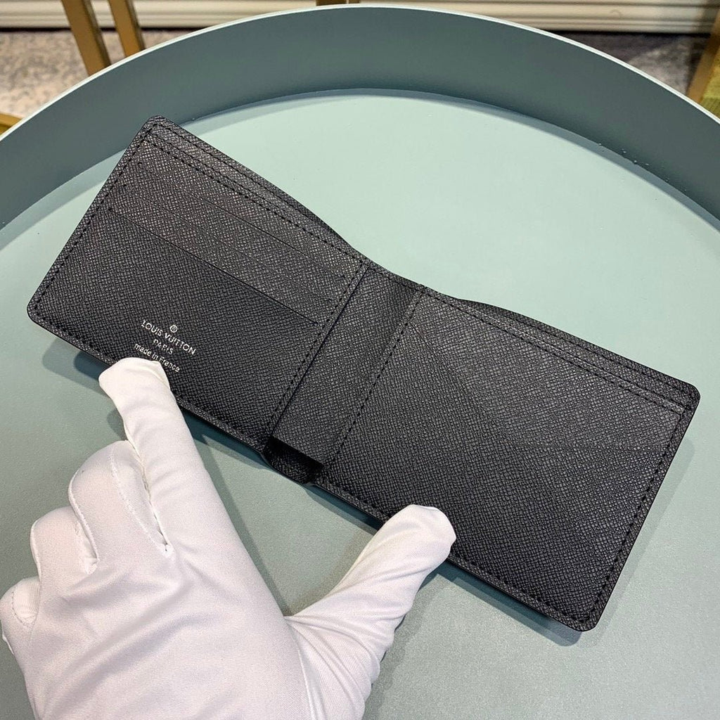 Louis Vuitton Monogram Wallet 12cm Black