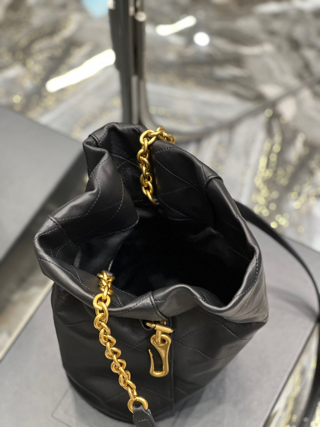 Saint Laurent Le Maillon Bucket Bag 27cm