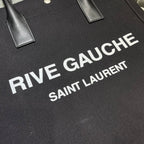 Saint Laurent Rive Gauche North/South Tote Bag In Printed Linen For Women 39cm YSL 63253996N9E1070