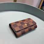 Louis Vuitton Damier Wallet 10cm Brown