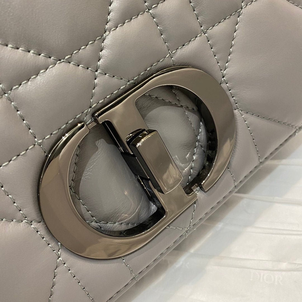 Christian Dior Mini Caro Bag 20cm Dark Grey