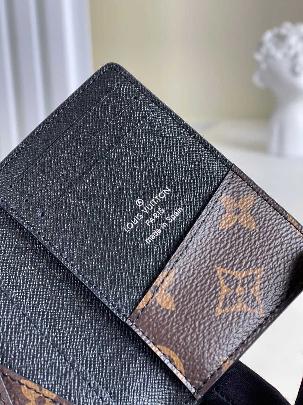 Louis Vuitton Monogram Empreinte Wallet 8cm Brown