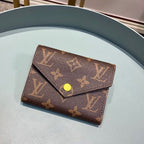 Louis Vuitton Monogram Wallet 12cm Brown