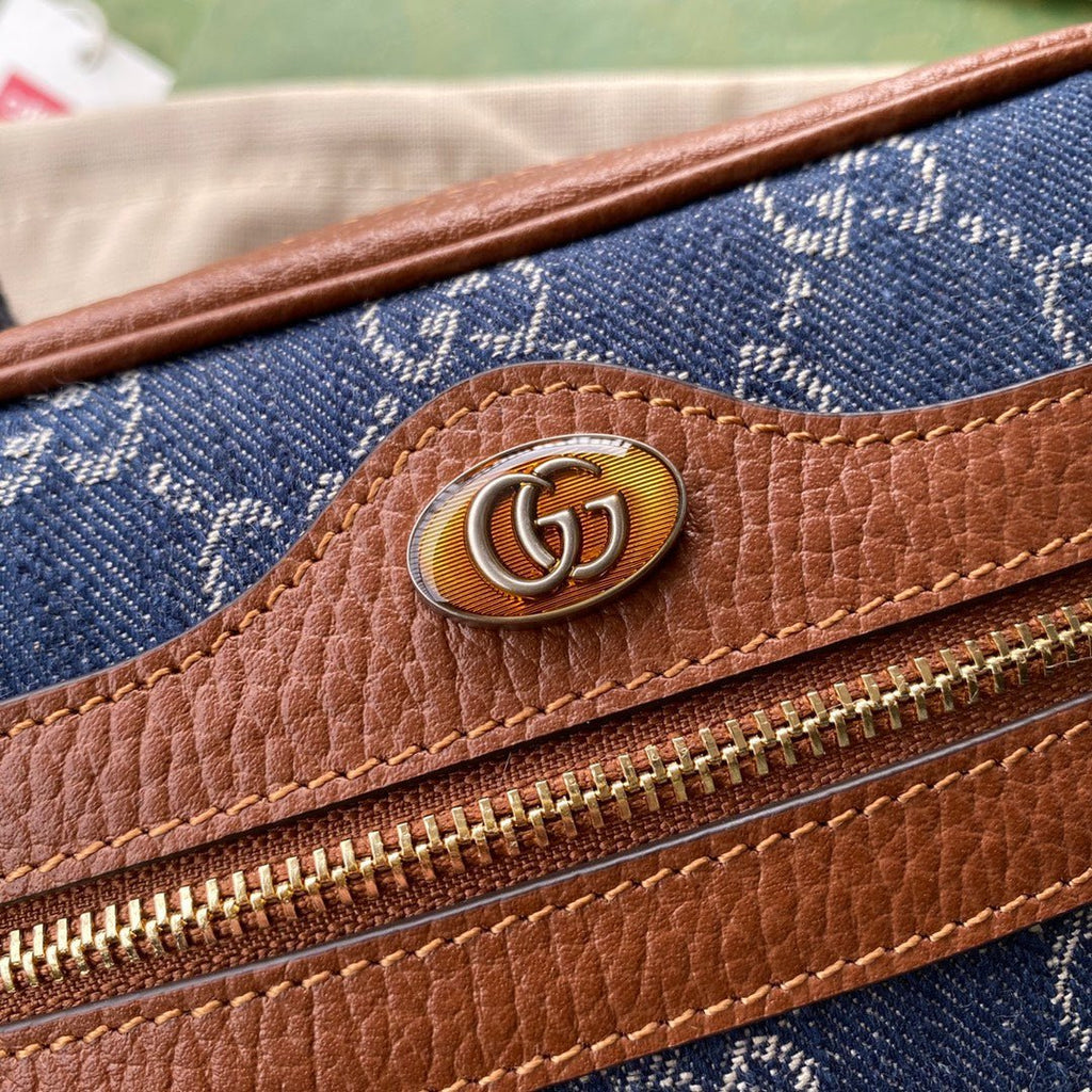 GG Denim Bag 18cm