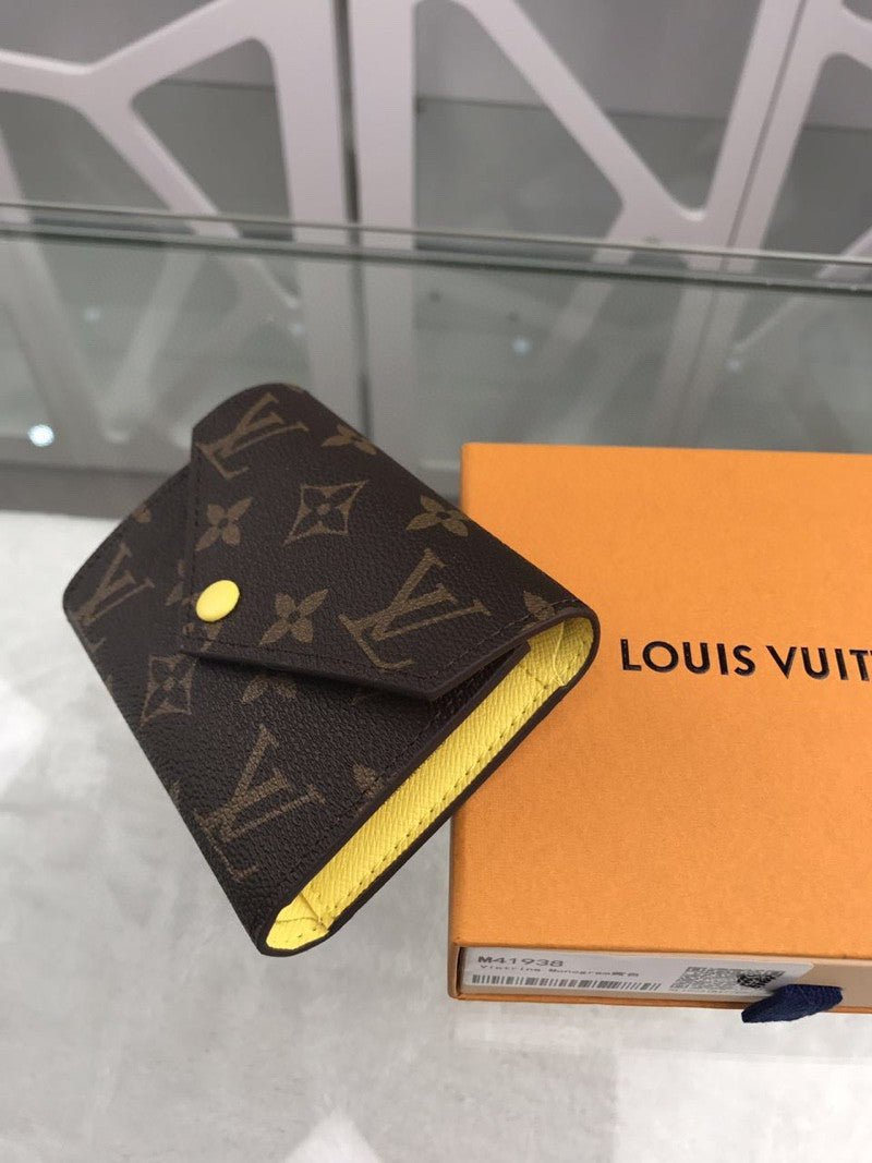Louis Vuitton Monogram Wallet 12cm Brown