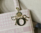 Christian Dior Medium Lady D-Lite Bag 24cm Black