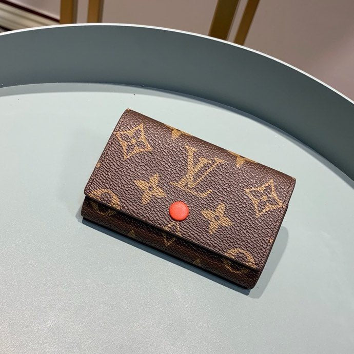 Louis Vuitton 6 Key Holder Monogram 10cm Orange