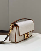 Fendi Baguette Midi 27cm White