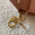 Mini Lady Dior Pink Wallet 11cm