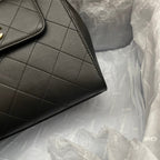 Chanel Co Co Shoulder Flap Bag 29cm Black