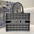 Christina Dior Medium Book Tote Bag 36cm Black