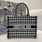 Christina Dior Medium Book Tote Bag 36cm Black