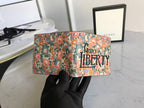 Floral Print Short Wallet 11cm