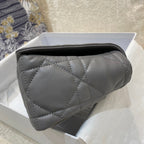 Christian Dior Medium Caro Bag 25cm Dark Grey