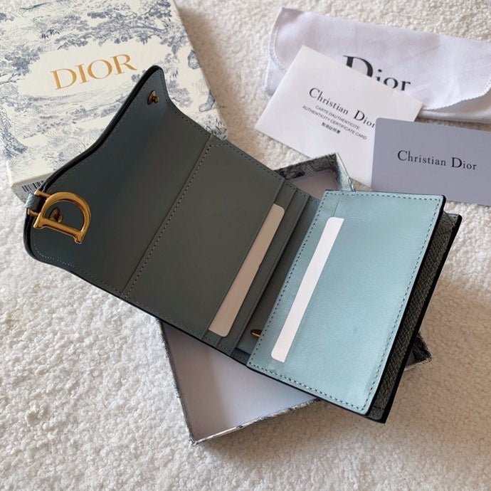 Christian Dior Green Wallet 11cm