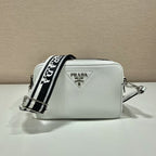 Prada Bag With Shoulder Strap White For Women, Women’s Bags 8.6in/22cm