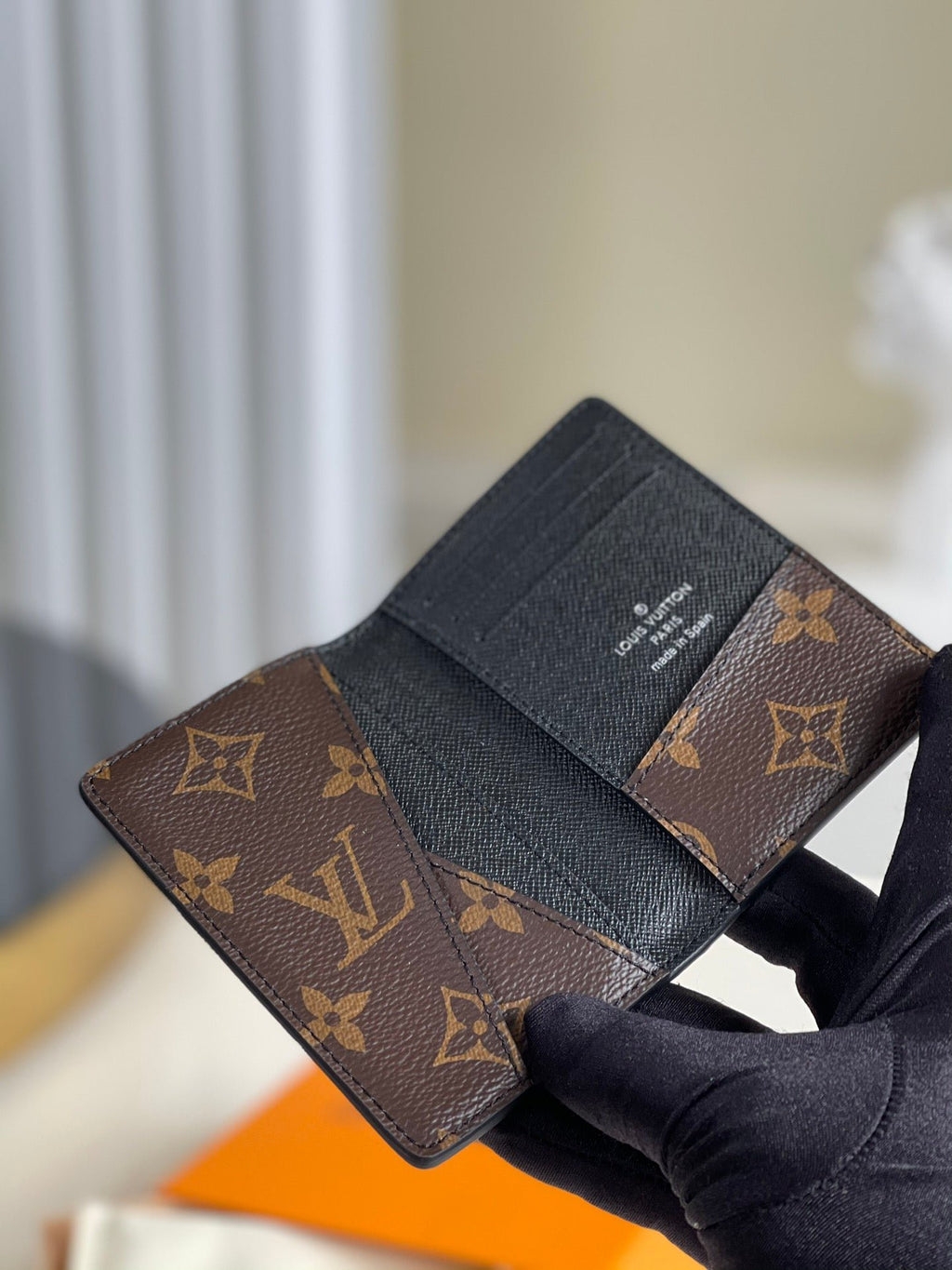 Louis Vuitton Monogram Empreinte Wallet 8cm Brown
