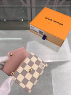 Louis Vuitton Damier Wallet 10cm Pink