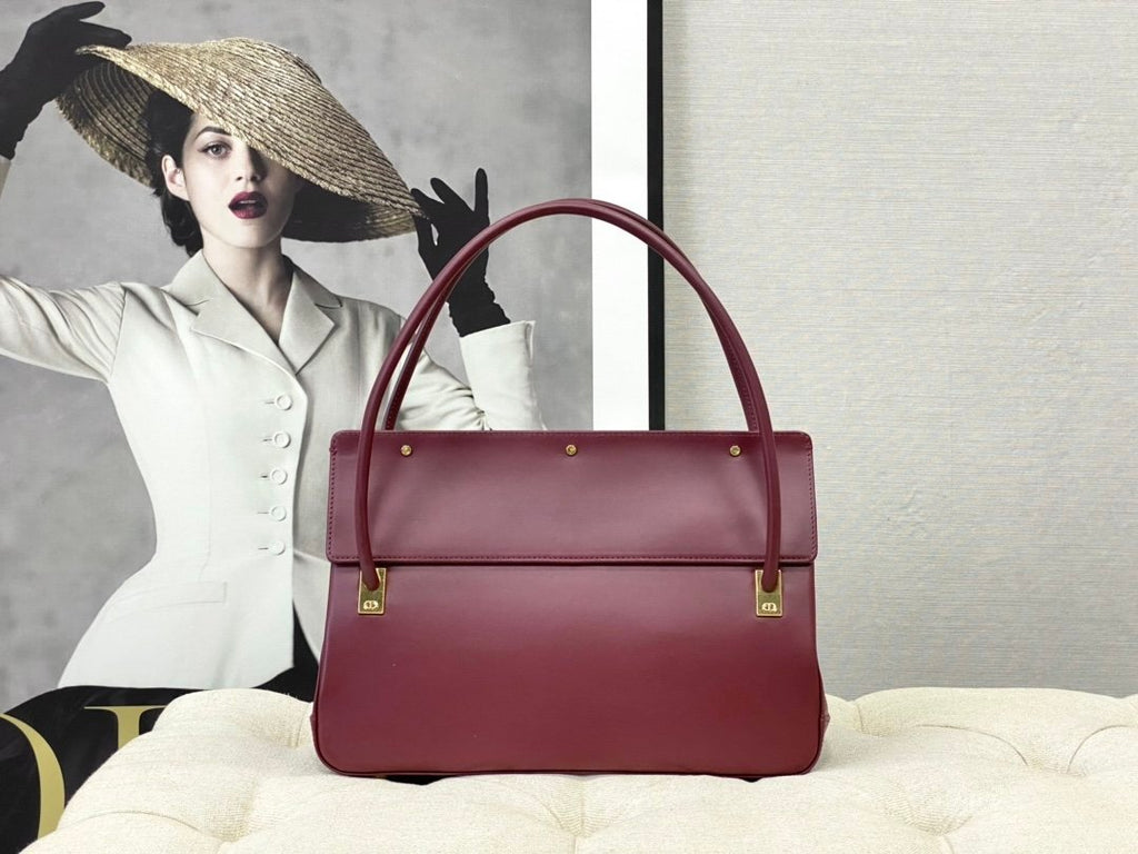 Christian Dior Pareisenne Bag 30cm Red Wine