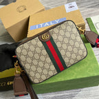 Gucci Ophidia GG Shoulder Bag Beige For Women, Women’s Bags 9.2in/24cm