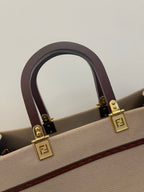 Fendi Tote Bag 35cm Beige