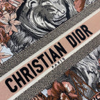 Christina Dior Book Tote Bag 42cm Muticolor