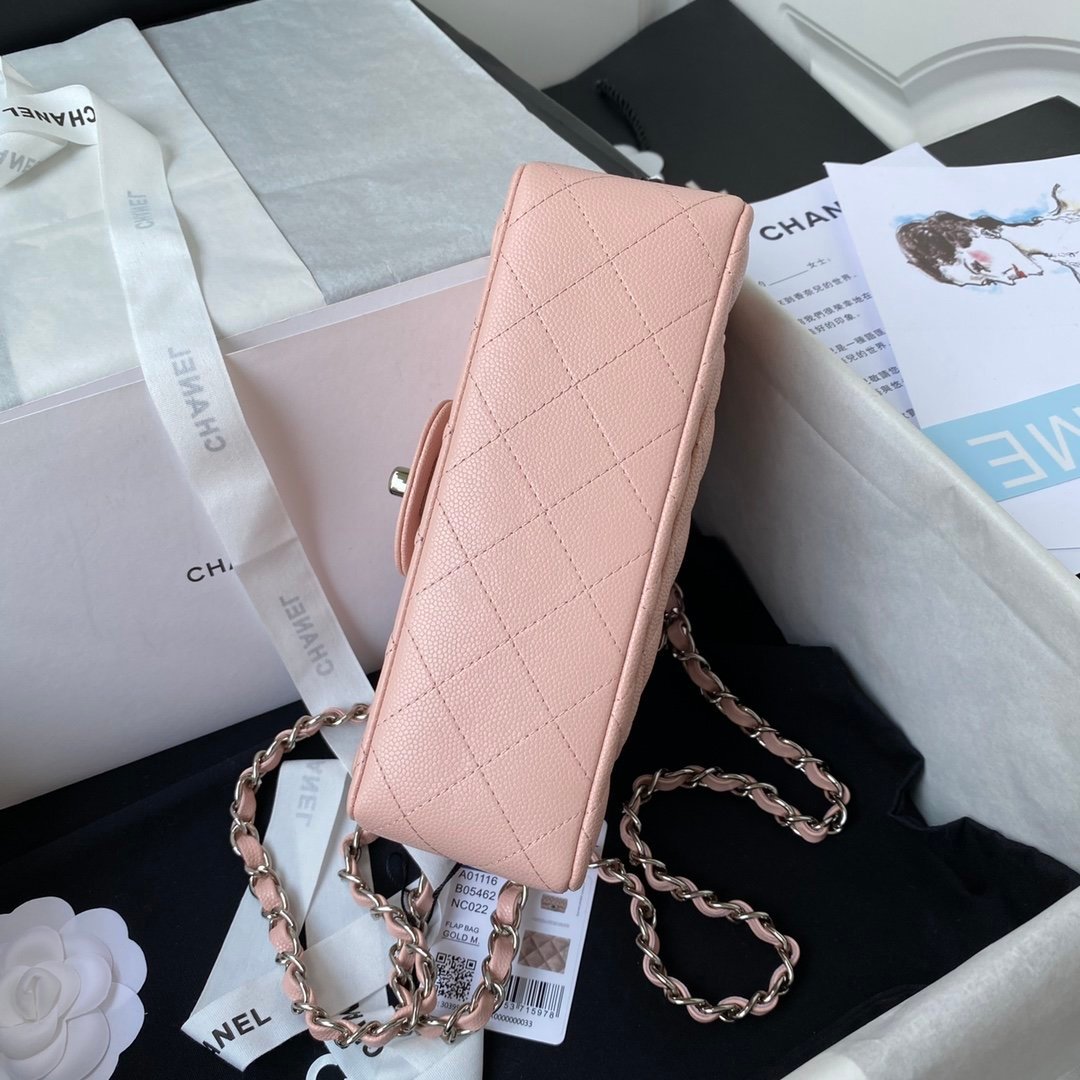 Chanel Mini Classic Flapbag 20cm Pink