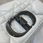 Christian Dior Mini Caro Bag 20cm White
