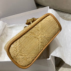 Christian Dior Lady D-Joy Bag 26cm Brown