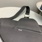 Christian Dior Saddle Bag Black Ultramatte Calfskin 29 cm