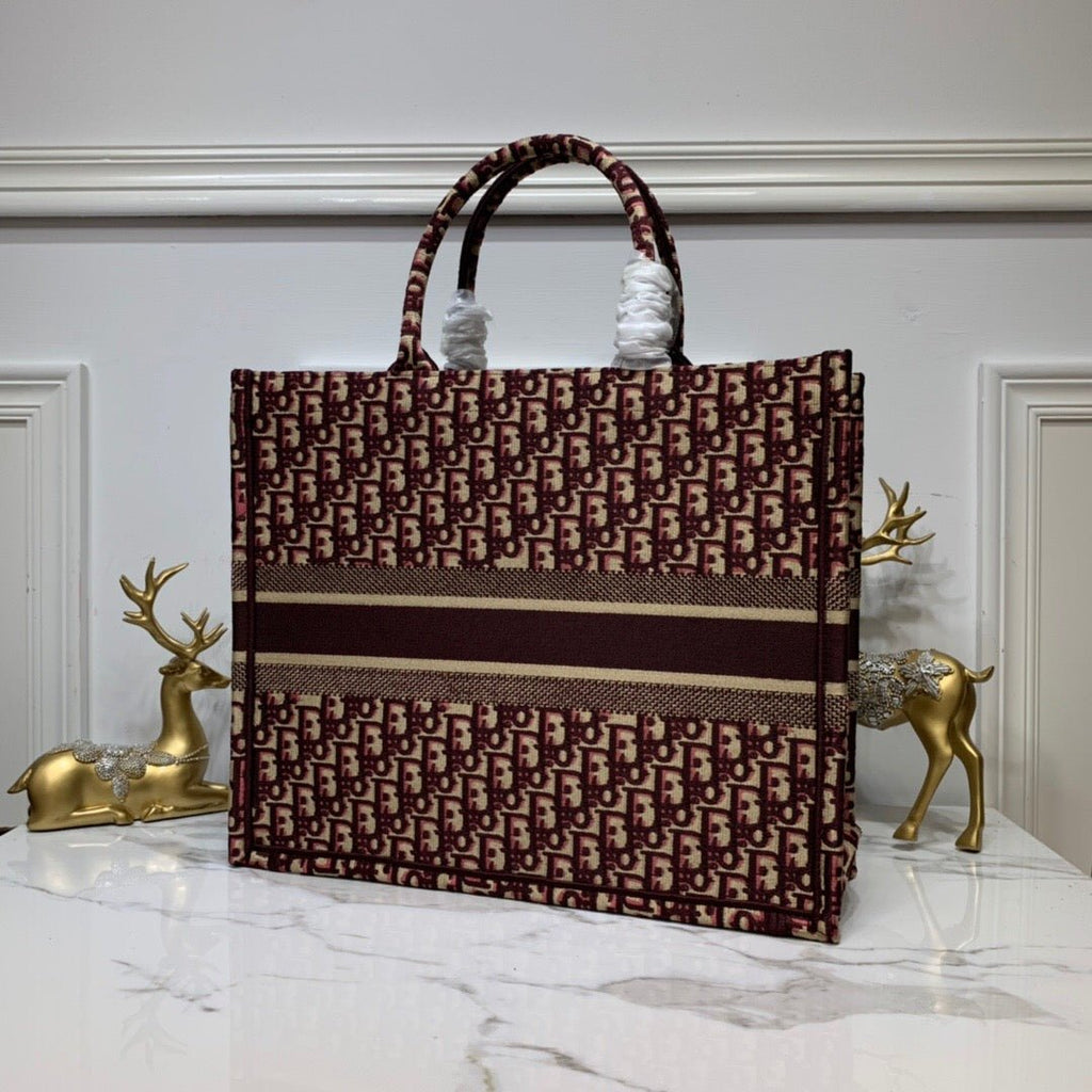 Christian Dior Book Tote 42cm Brown