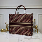 Christian Dior Book Tote 42cm Brown
