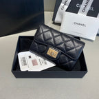 Chanel Diamond Wallet 11cm Black