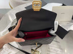 CoCo Flap Bag Chanel Sign 22cm Black