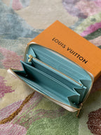 Louis Vuitton Monogram Empreinte Wallet 20cm Blue