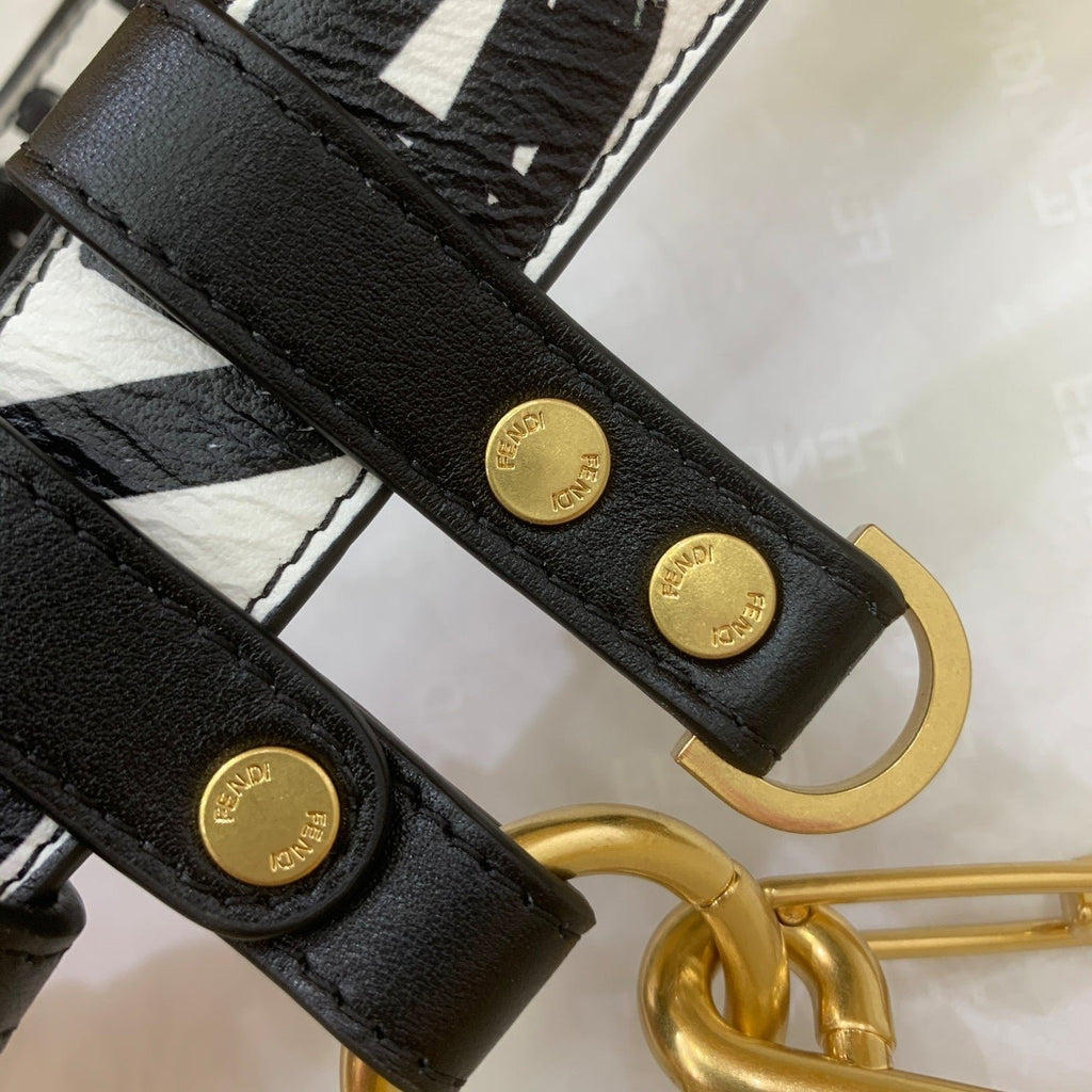 Fendi Nano Baguette California Sky 10cm White