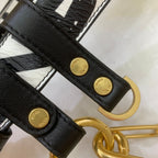 Fendi Nano Baguette California Sky 10cm White