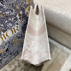 Christina Dior Medium Book Tote Bag 36cm Light Pink