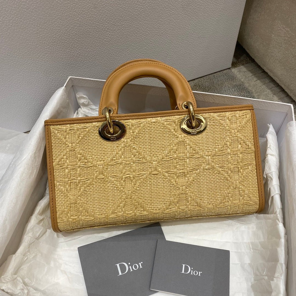 Christian Dior Lady D-Joy Bag 26cm Brown